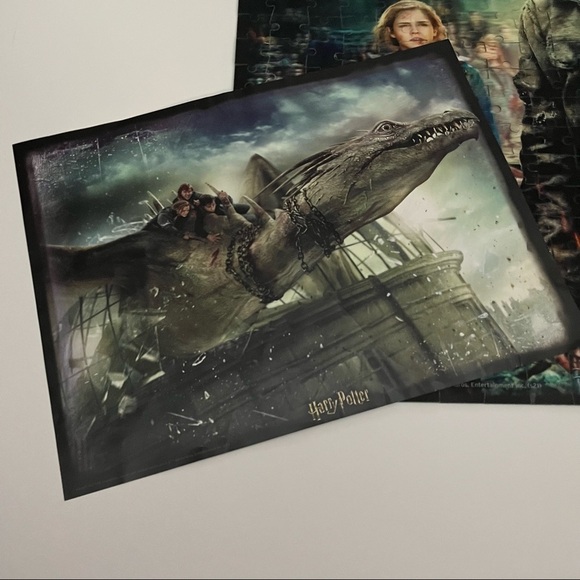 Harry Potter 3D Image Lenticular Puzzle Wizarding World Twin Pack 500 Pcs Each - Picture 5 of 9